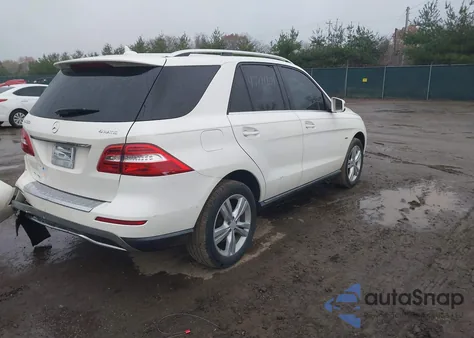 2012 Mercedes-Benz Ml 350 4Matic из США, поврежденный, VIN 4JGDA5HB2CA049583